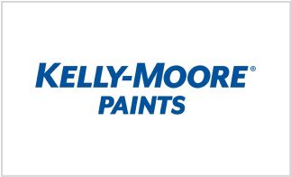 Kelly-Moore Paints logo in blue text.